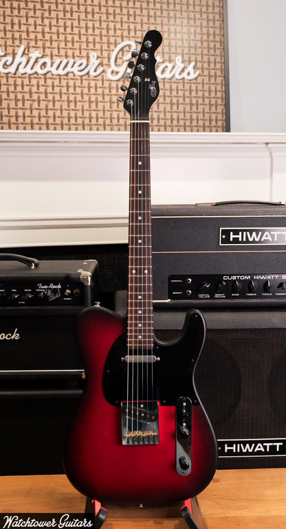 2021 G&L ASAT Classic Bluesboy - Redburst Satin