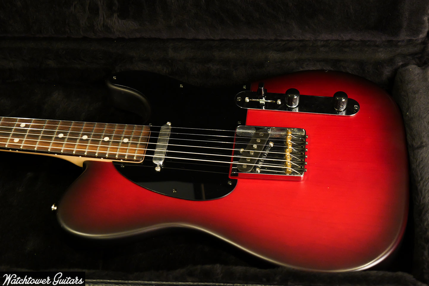 2021 G&L ASAT Classic Bluesboy - Redburst Satin