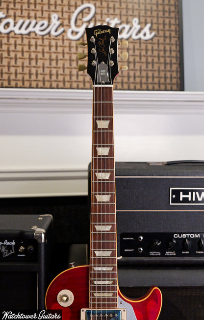 2008 Gibson Custom Shop Hot Rod 58 Les Paul Translucent Cherry Red with Ghost Flames