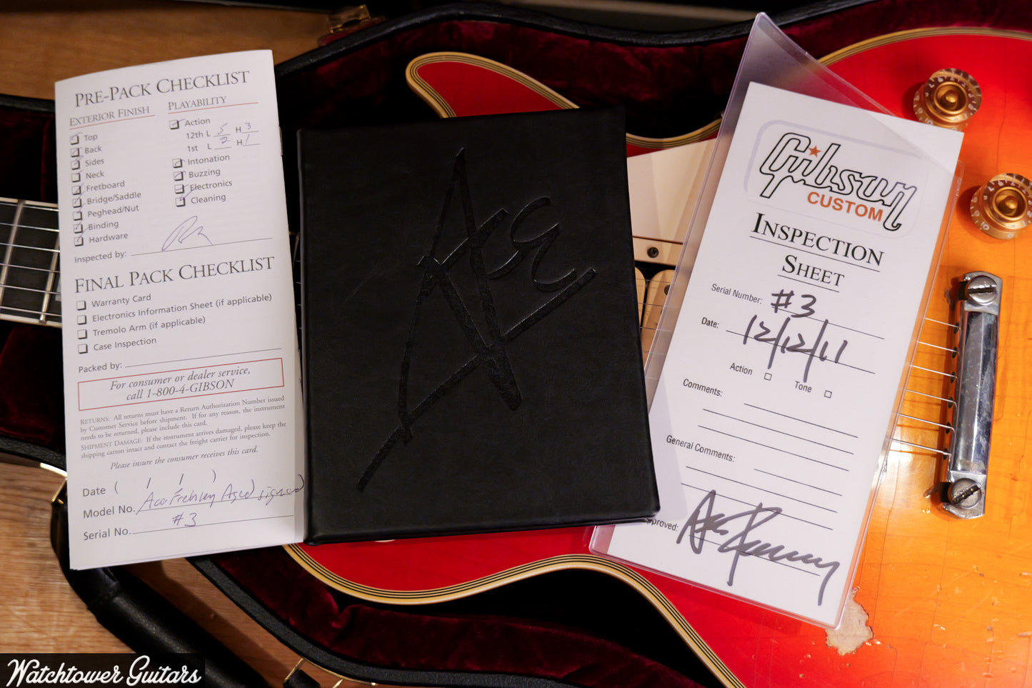 2011 Gibson Ace Frehley Signature Signed & Aged Les Paul Custom "Budokan" #3