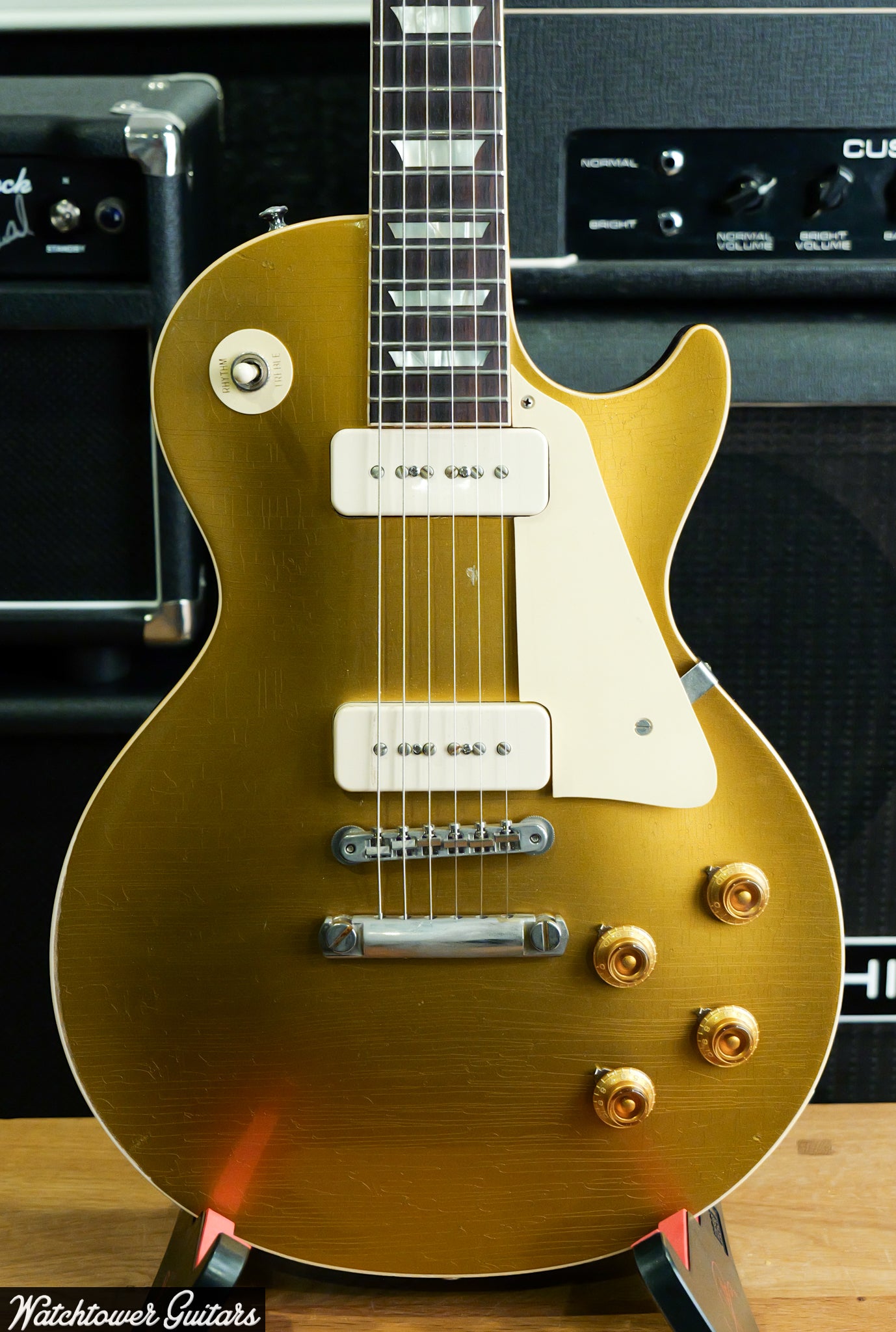 2022 Gibson M2M 1956 Standard Chambered R6 Murphy Lab Light Aged Goldtop