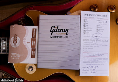 2022 Gibson M2M 1956 Standard Chambered R6 Murphy Lab Light Aged Goldtop