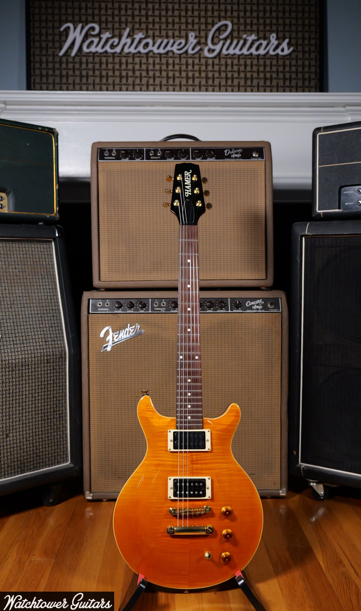 1998 Hamer XT Series Doublecut Honeyburst