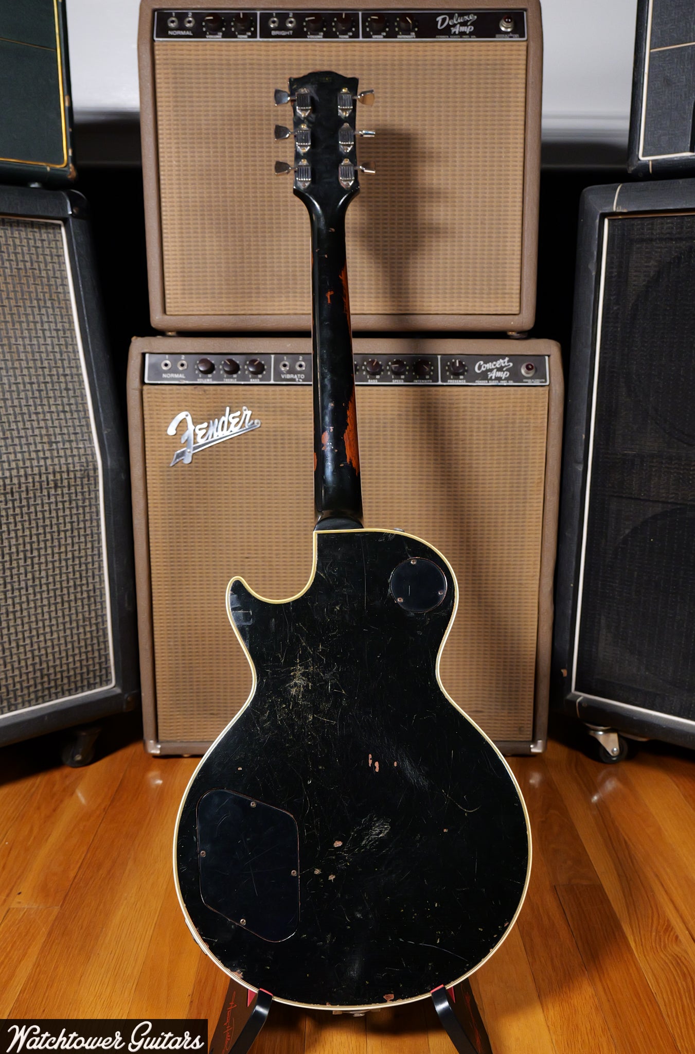 1956 Les Paul Custom Ebony Factory Dogbone & Bigsby