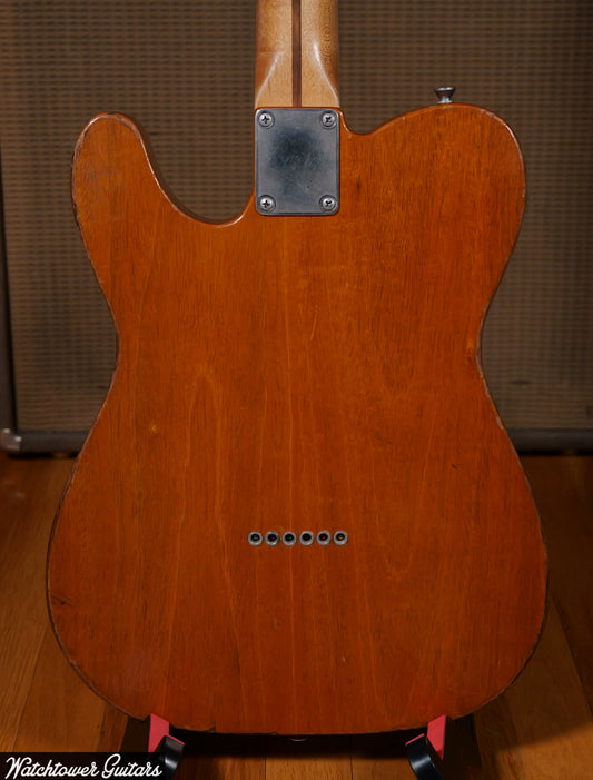 2022 Danocaster Single Cut Thinline Aged Natural