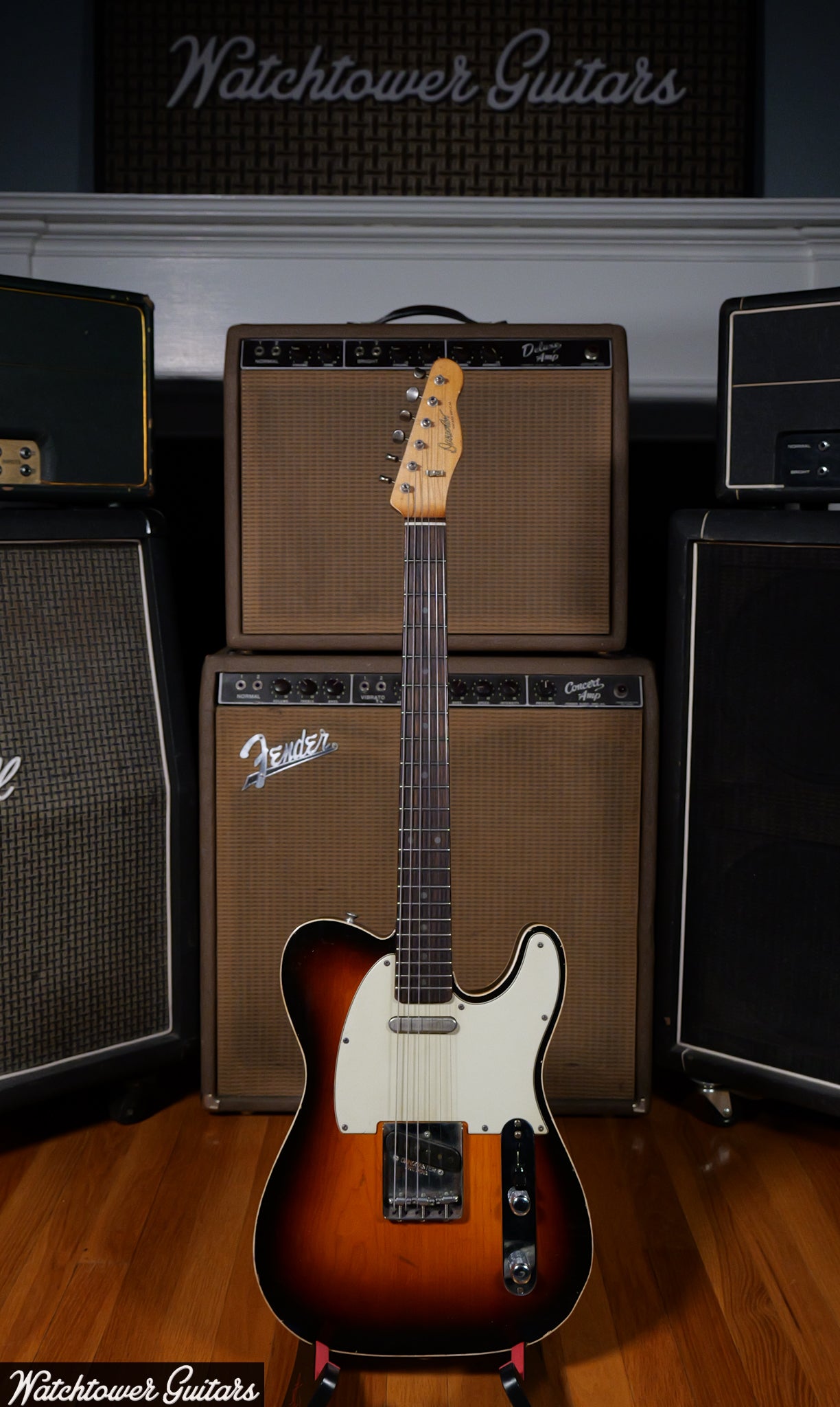 2022 Danocaster Single Cut Double Bound Sunburst