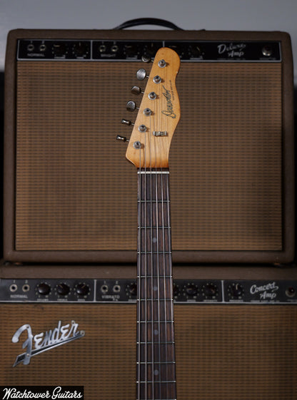 2022 Danocaster Single Cut Double Bound Sunburst