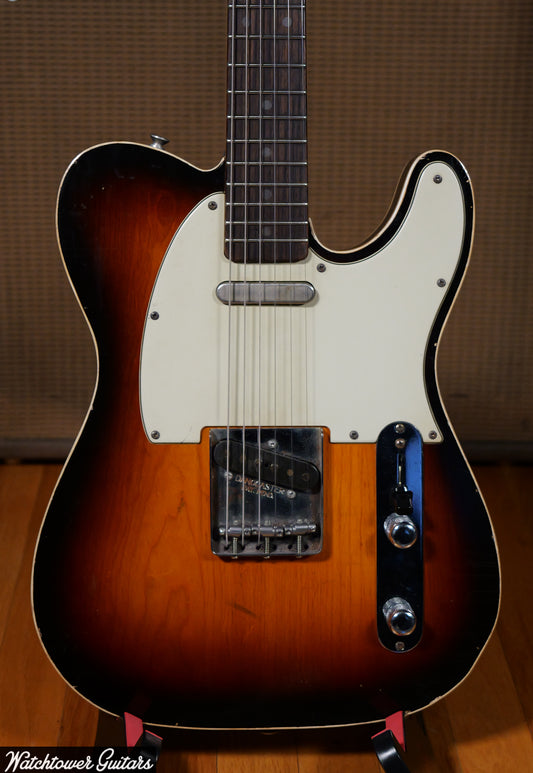 2022 Danocaster Single Cut Double Bound Sunburst