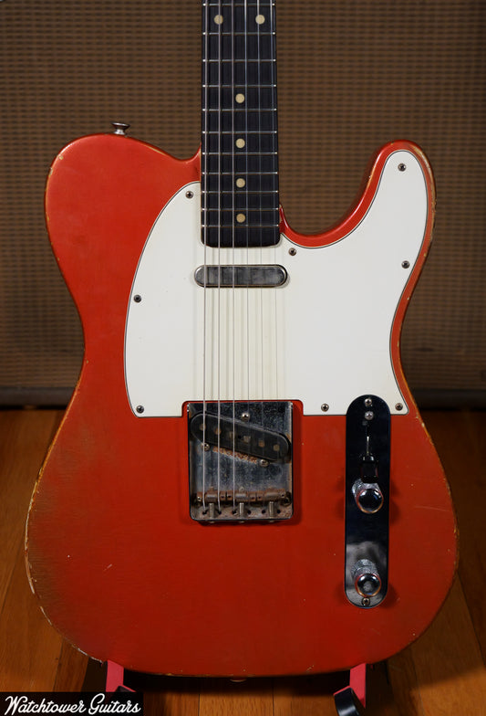 2025 Danocaster Single Cut Candy Apple Red