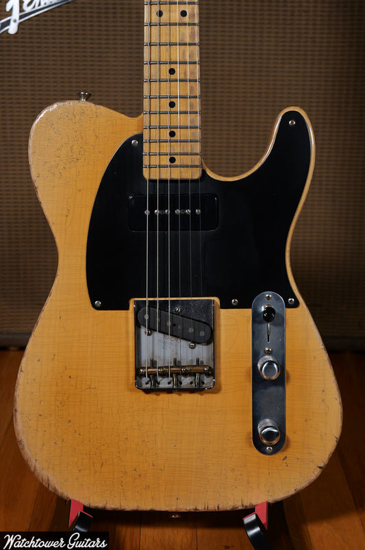 2025 Nacho Blackguard P90 Heavy Aged Blonde Butterscotch