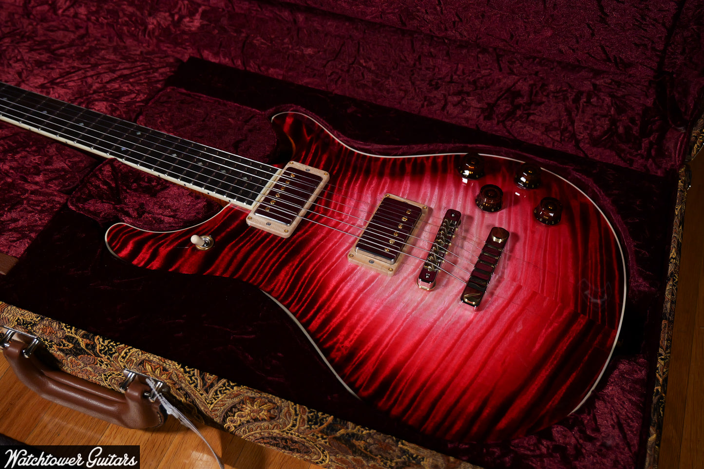 Paul Reed Smith PRS Private Stock Watchtower Run McCarty 594 Blood Red Glow