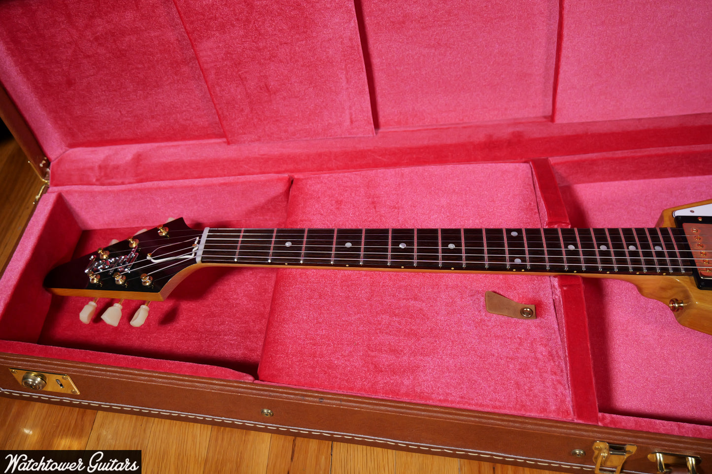 2022 Gibson 1958 Flying V Korina (White Pickguard)