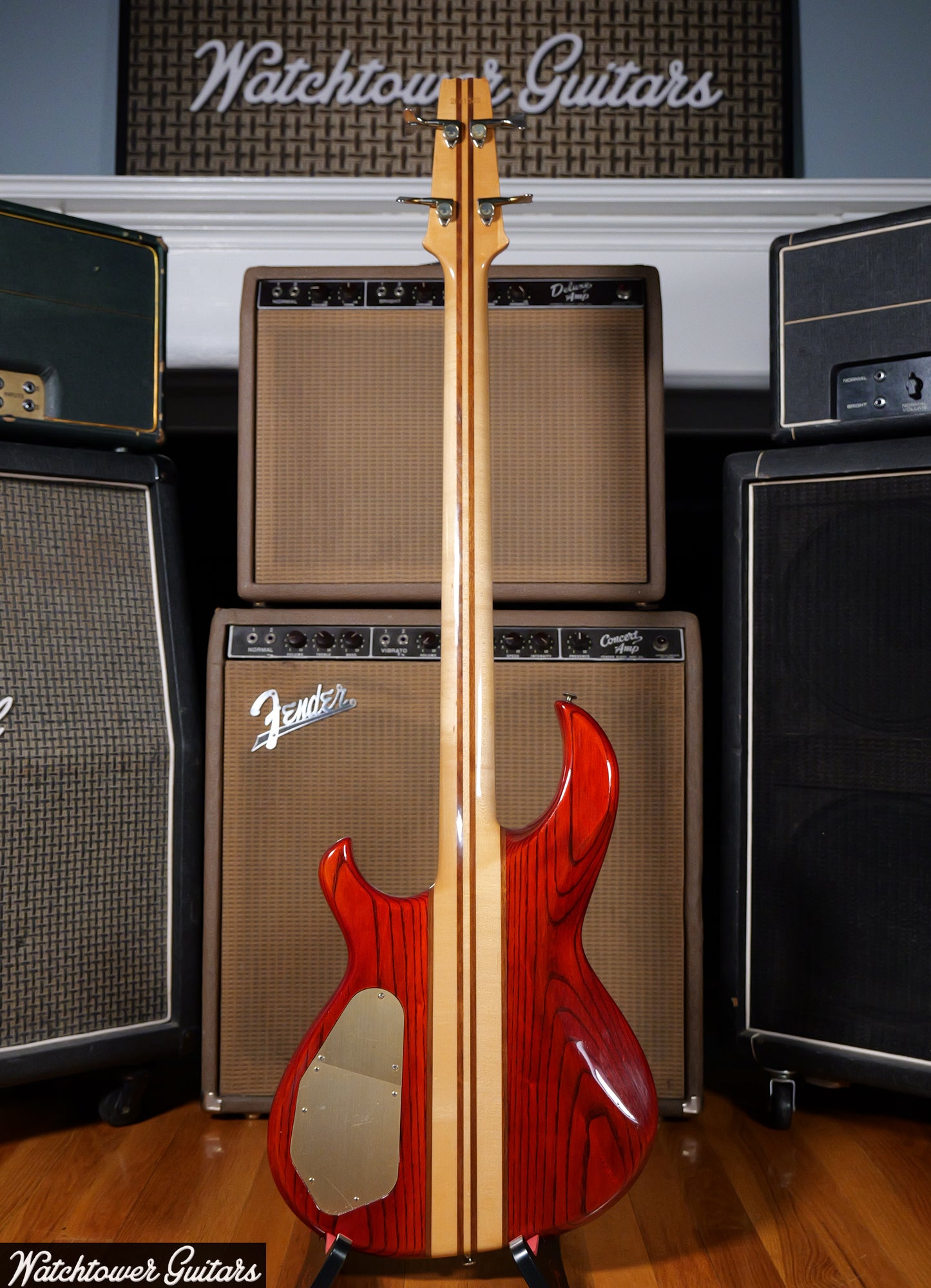 1984 Aria Pro SB-1000 Padouk Red