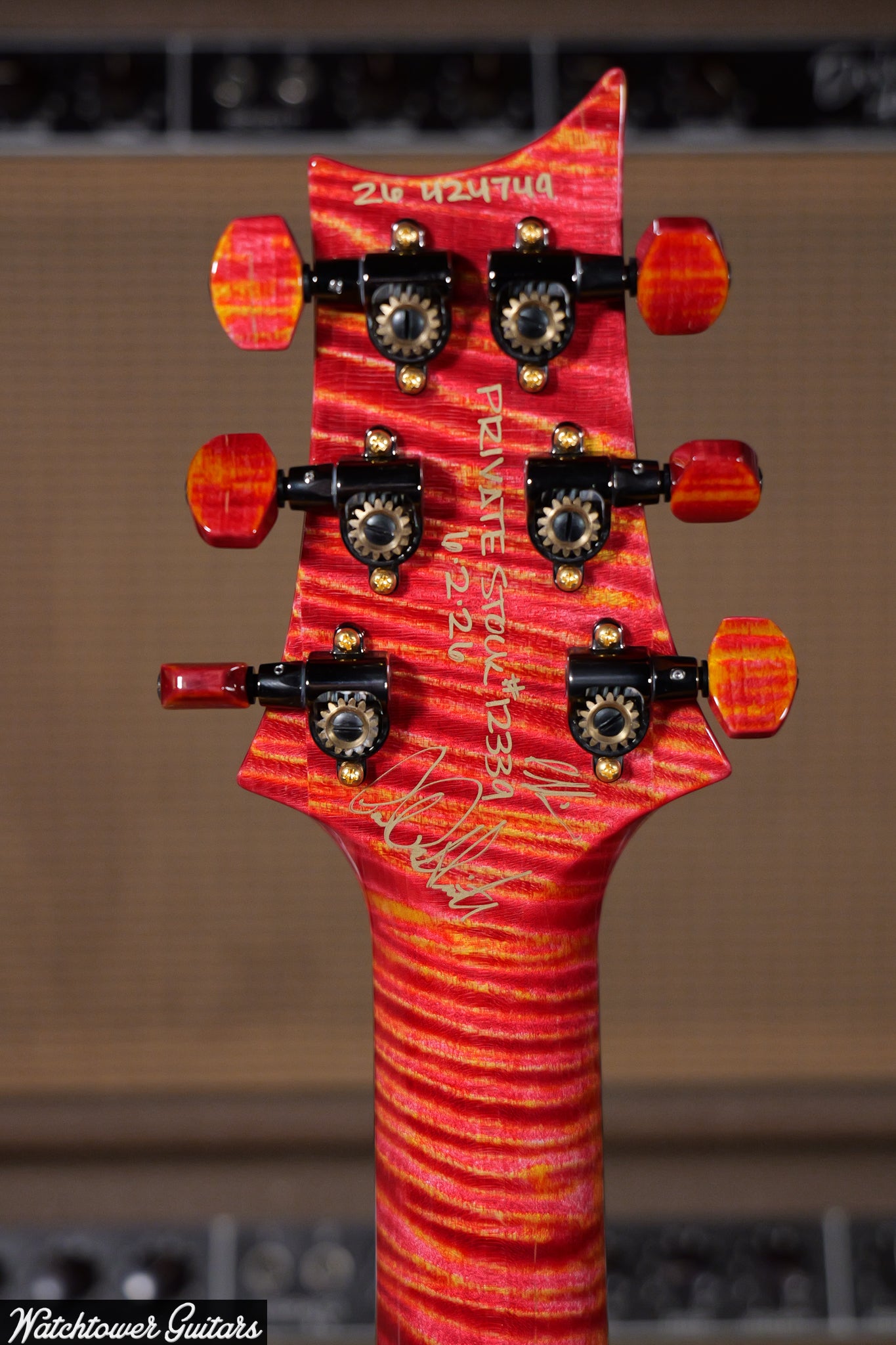 Paul Reed Smith PRS Private Stock DGT Raspberry Lemon Stripe
