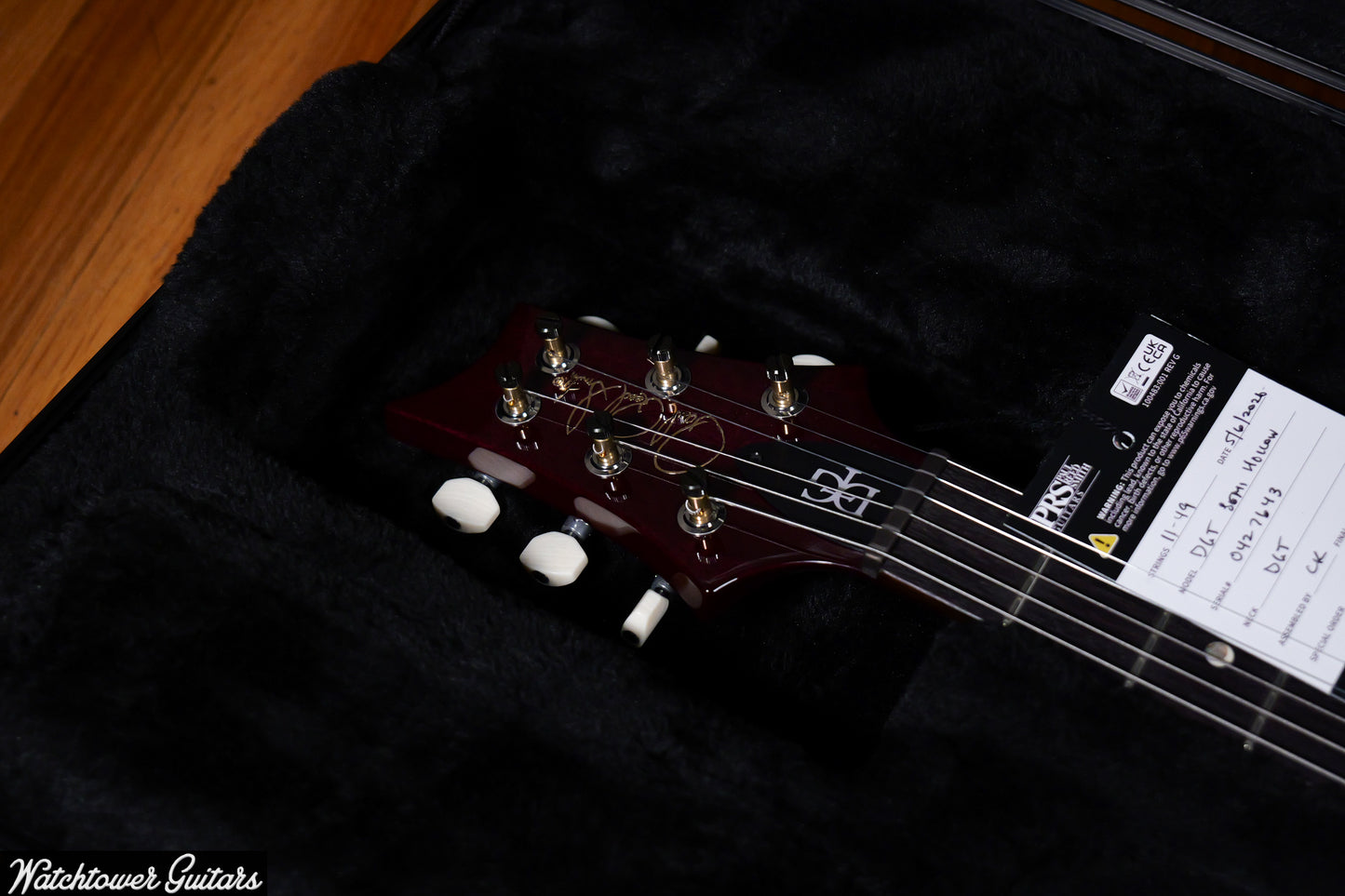 Paul Reed Smith PRS Semi Hollow DGT *Sprayer's Choice* Raspberry