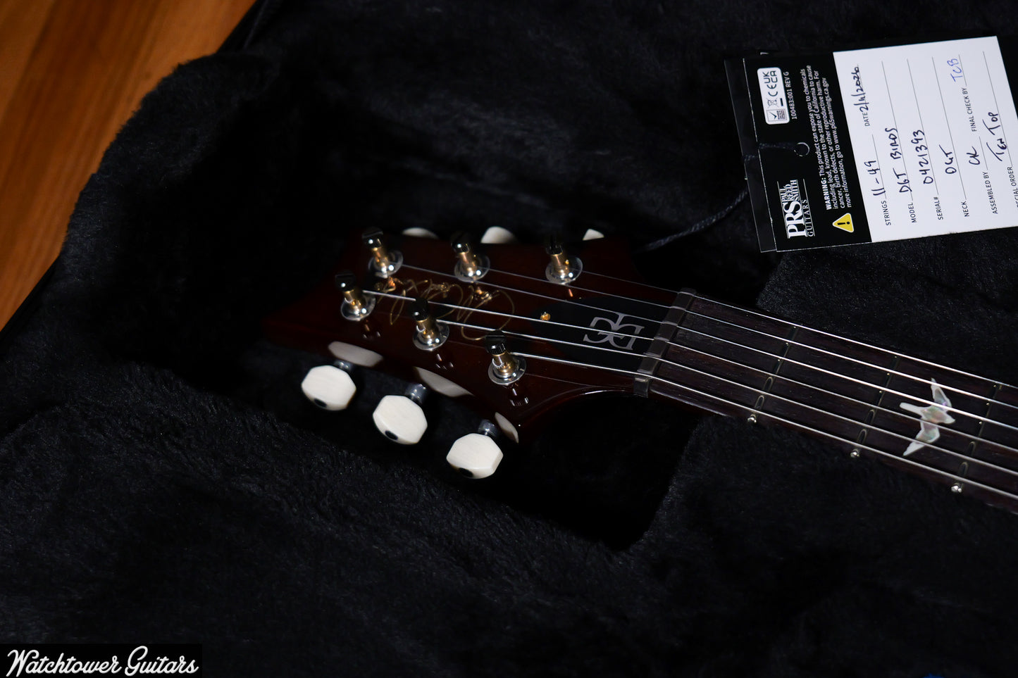 Paul Reed Smith PRS DGT Birds 10 Top McCarty Tobacco Sunburst