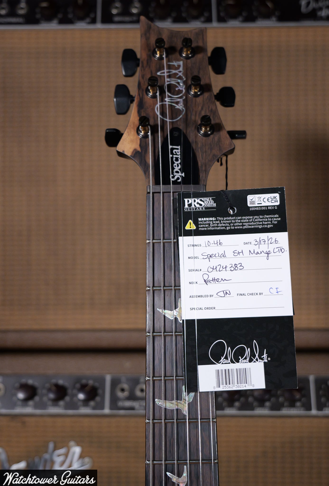 Paul Reed Smith PRS Special Semi Hollow Mango Limited Faded Whale Blue