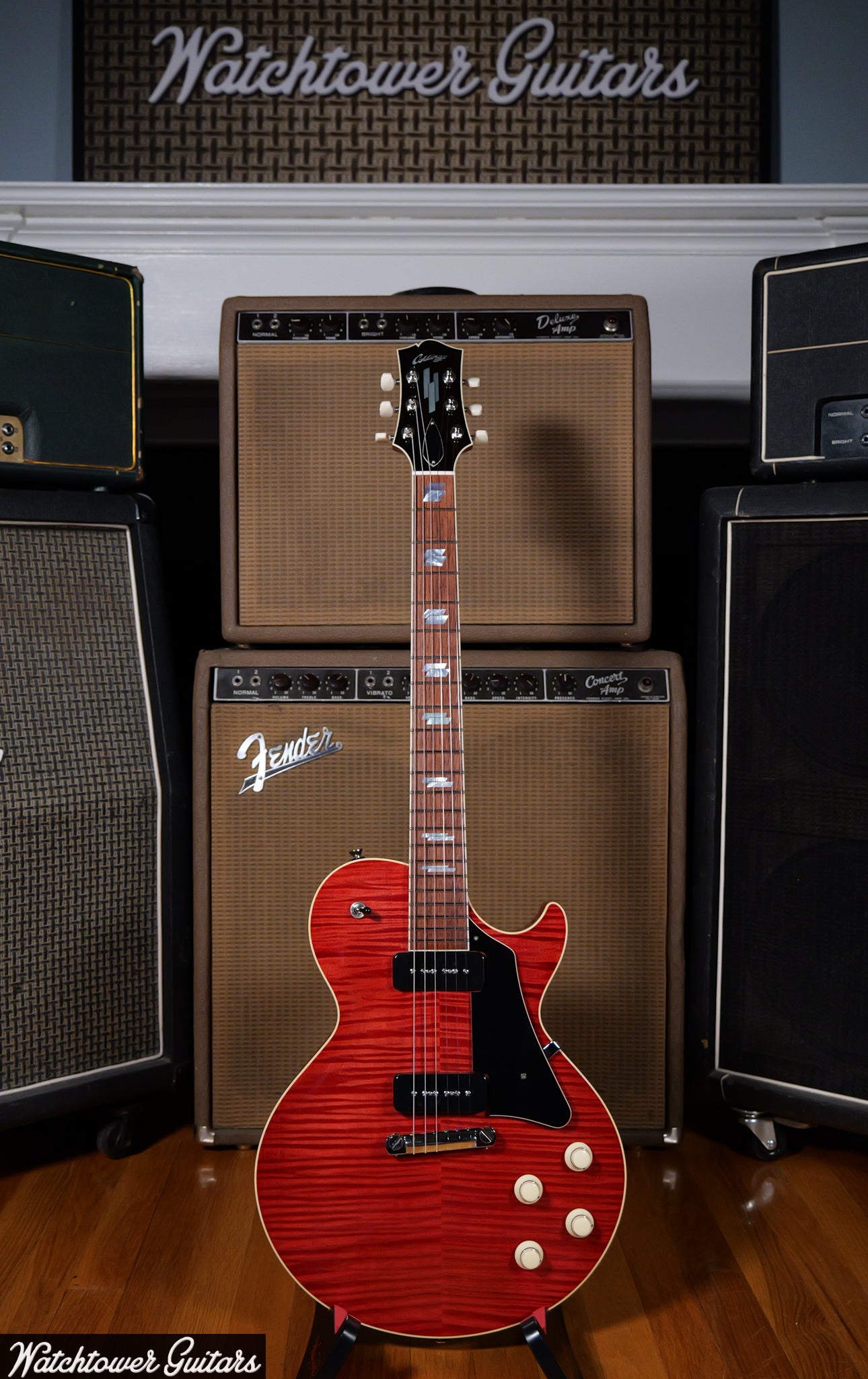 2024 Collings CL Deluxe Aged Cherry ThroBak P-90's