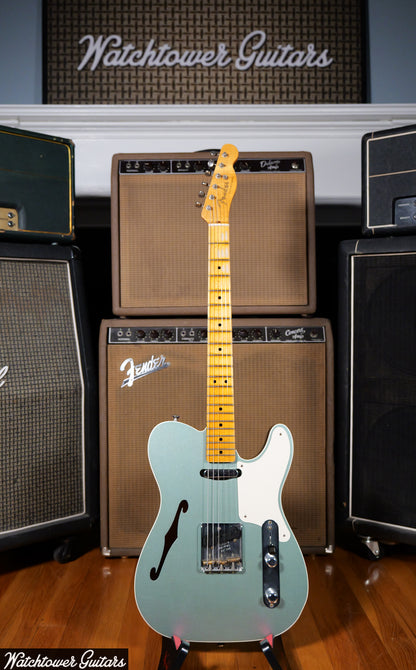 2019 Fender Double Esquire Custom LTD Roasted Pine Journeyman Relic Aged Firmest Silver