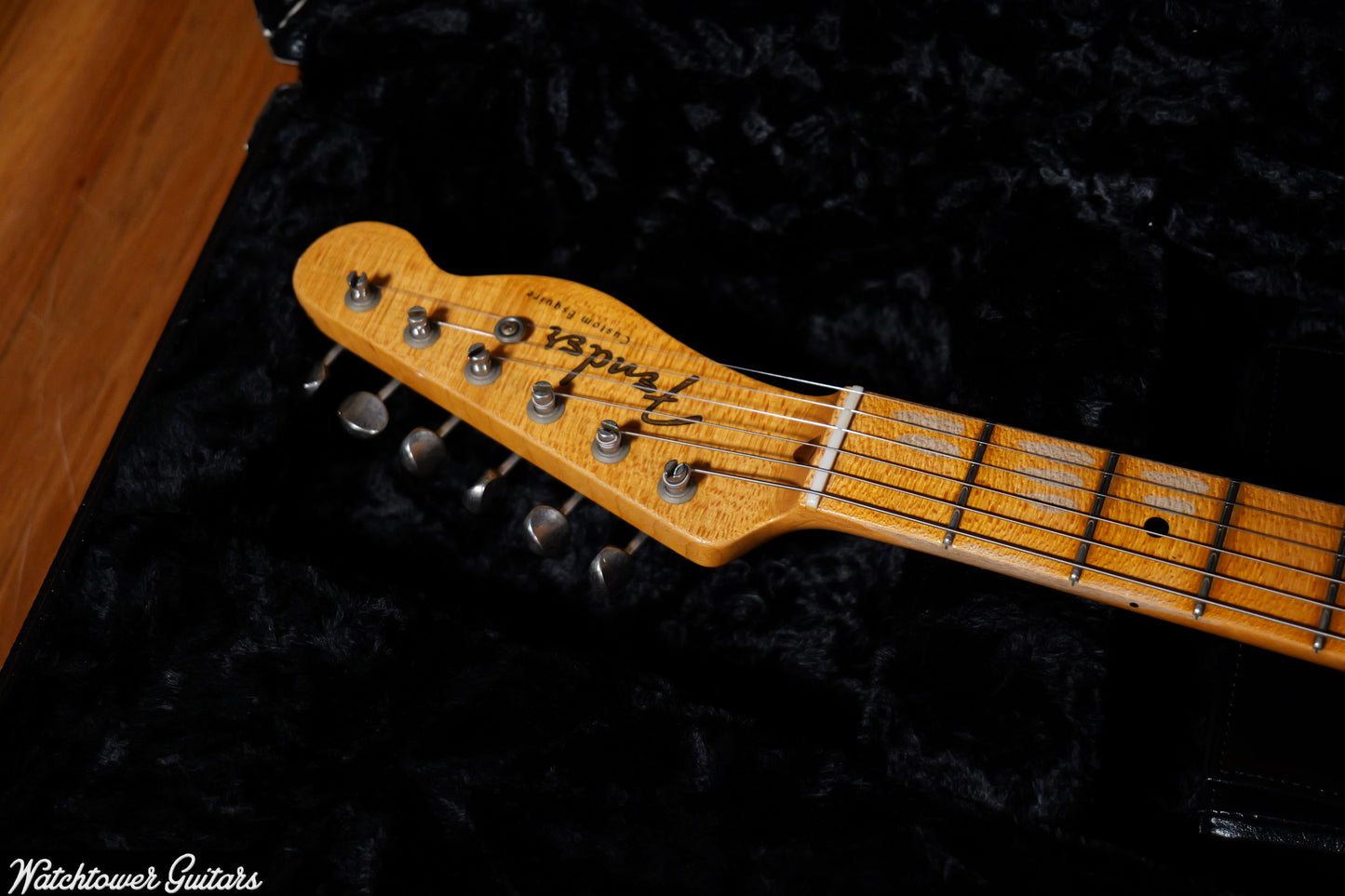 2019 Fender Double Esquire Custom LTD Roasted Pine Journeyman Relic Aged Firmest Silver