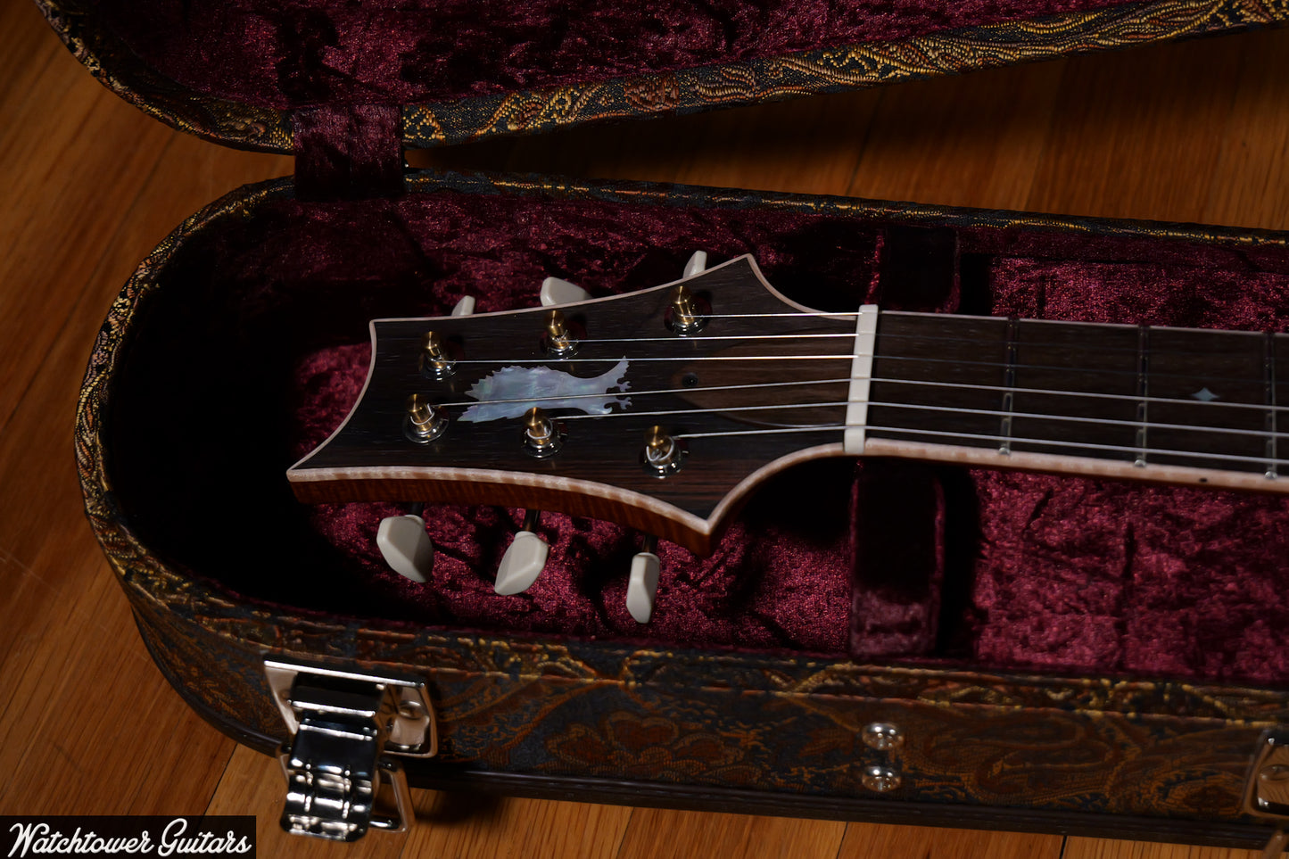 Paul Reed Smith PRS Private Stock Watchtower Run 594 Hollowbody II Quilt McCarty Glow