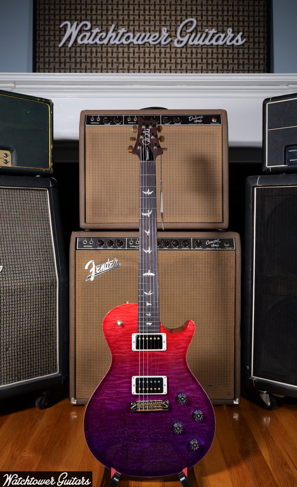 Paul Reed Smith PRS Tremonti Signature Singlecut Stoptail *Sprayer's Choice* Red to Purple Fade w/ Ice Pearl Topcoat