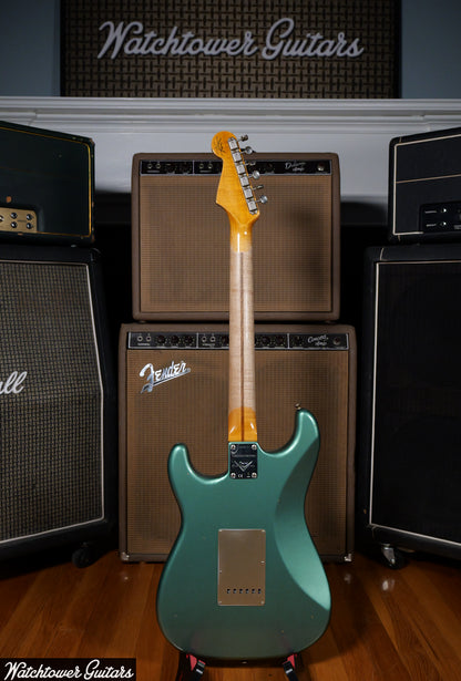 2020 Fender Custom Shop Limited Dual Mag '55 Stratocaster Super Faded Aged Sherwood Green Journeyman Relic