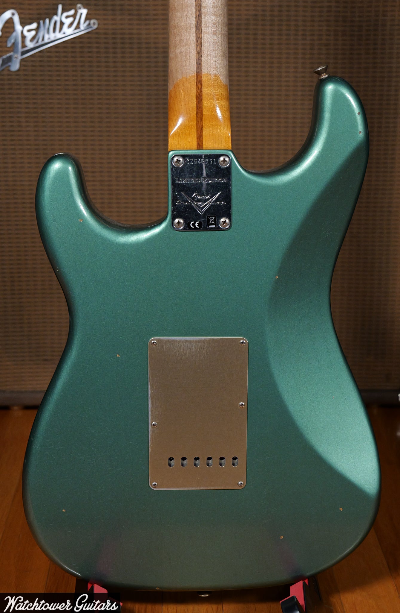 2020 Fender Custom Shop Limited Dual Mag '55 Stratocaster Super Faded Aged Sherwood Green Journeyman Relic
