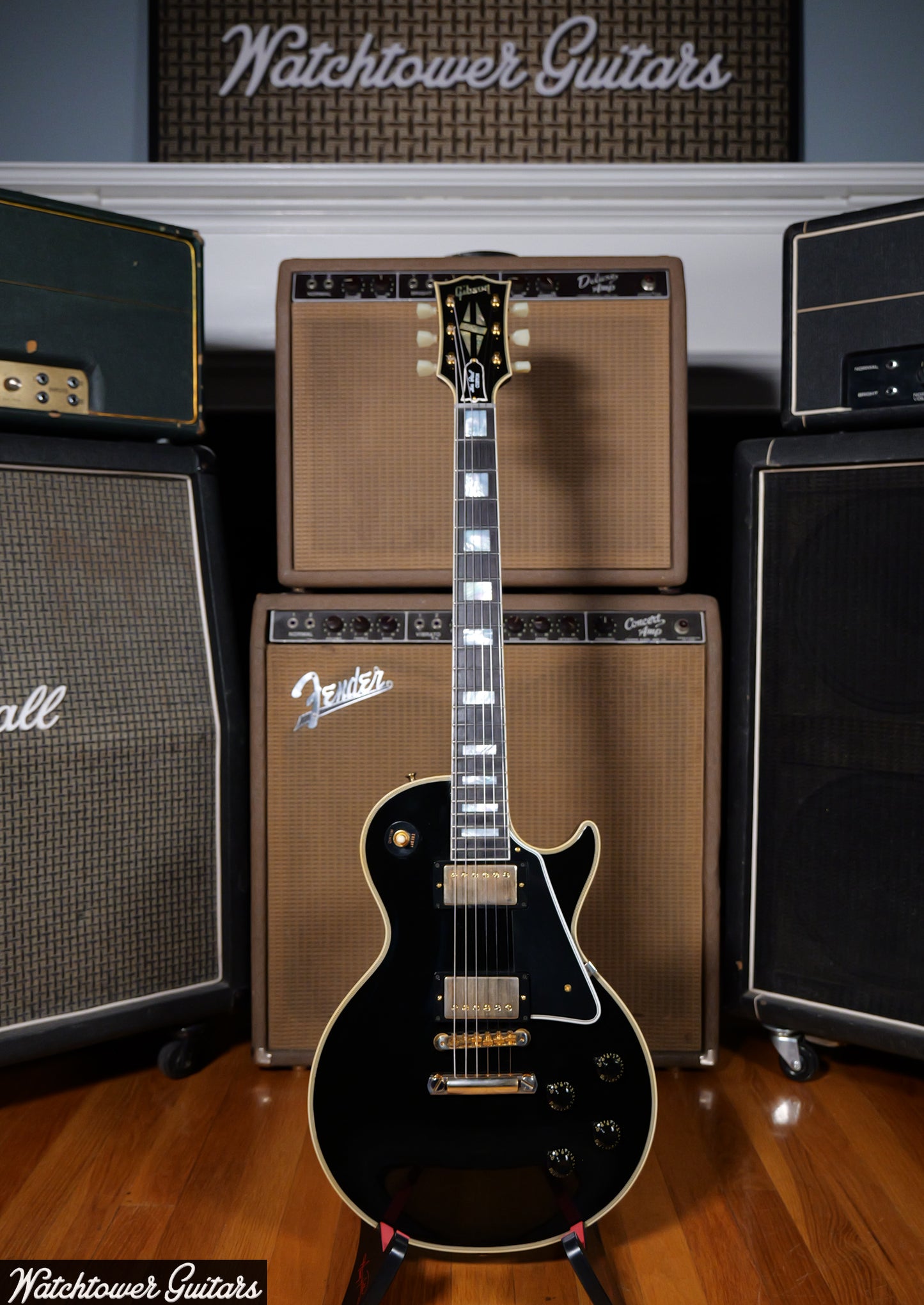 2023 Gibson 1957 Les Paul Custom Murphy Lab Ultra Light Aging Ebony