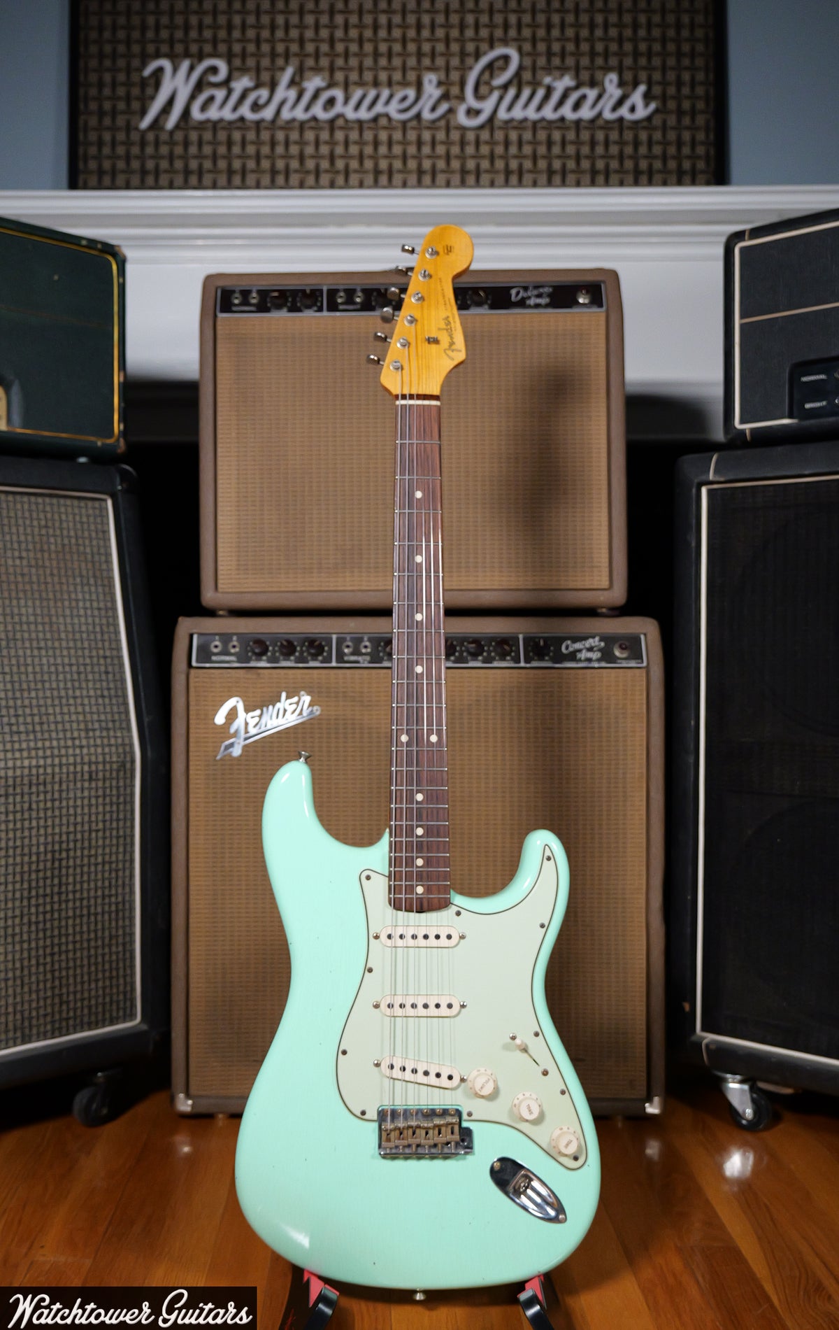 2019 Fender Custom Shop Wildwood 10 '61 Stratocaster Surf Green Journeyman Relic Josefina Hand Wound