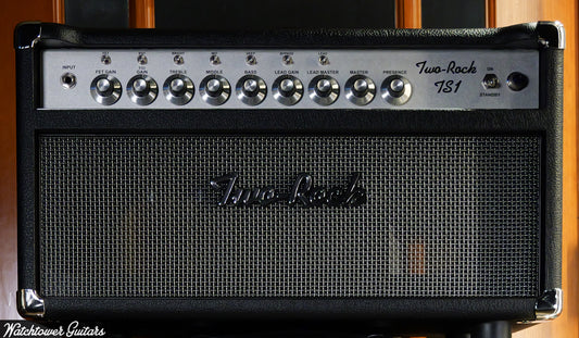 Two Rock TS-1 100/50 Watt Head Black Bronco Modern Silver Grill
