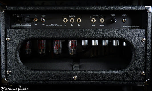 Two Rock Bloomfield Drive 100/50 Watt Head Black Bronco with Modern Silver Grill