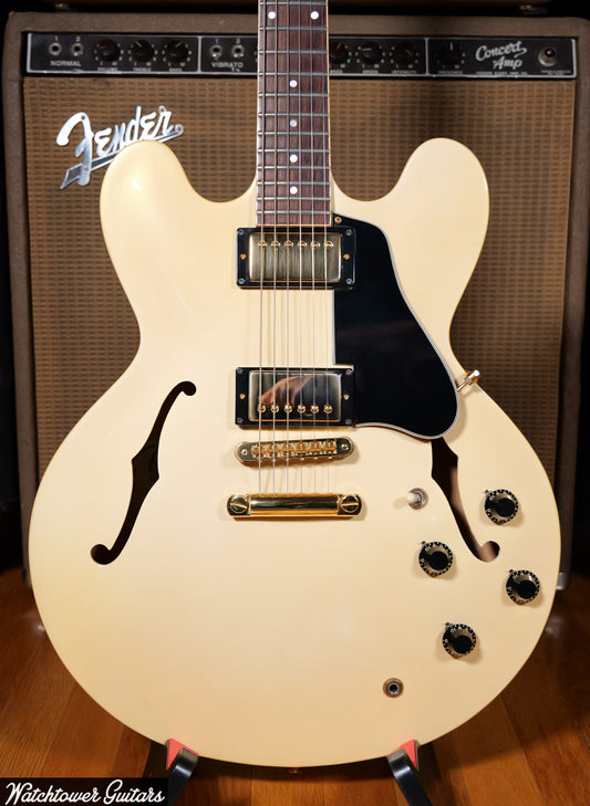 1983 Gibson Custom Shop ES-335 *Rare Custom Color* Pearl White with Gold Hardware