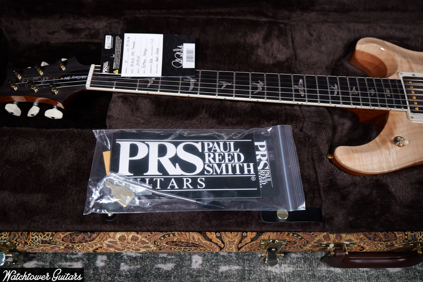 Paul Reed Smith PRS Wood Library McCarty 594 Tremolo 10 Top Natural