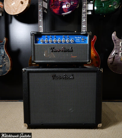 Two Rock Studio Overdrive Head & Small 1x12 Cabinet Black Bronco/Modern Silver Grill