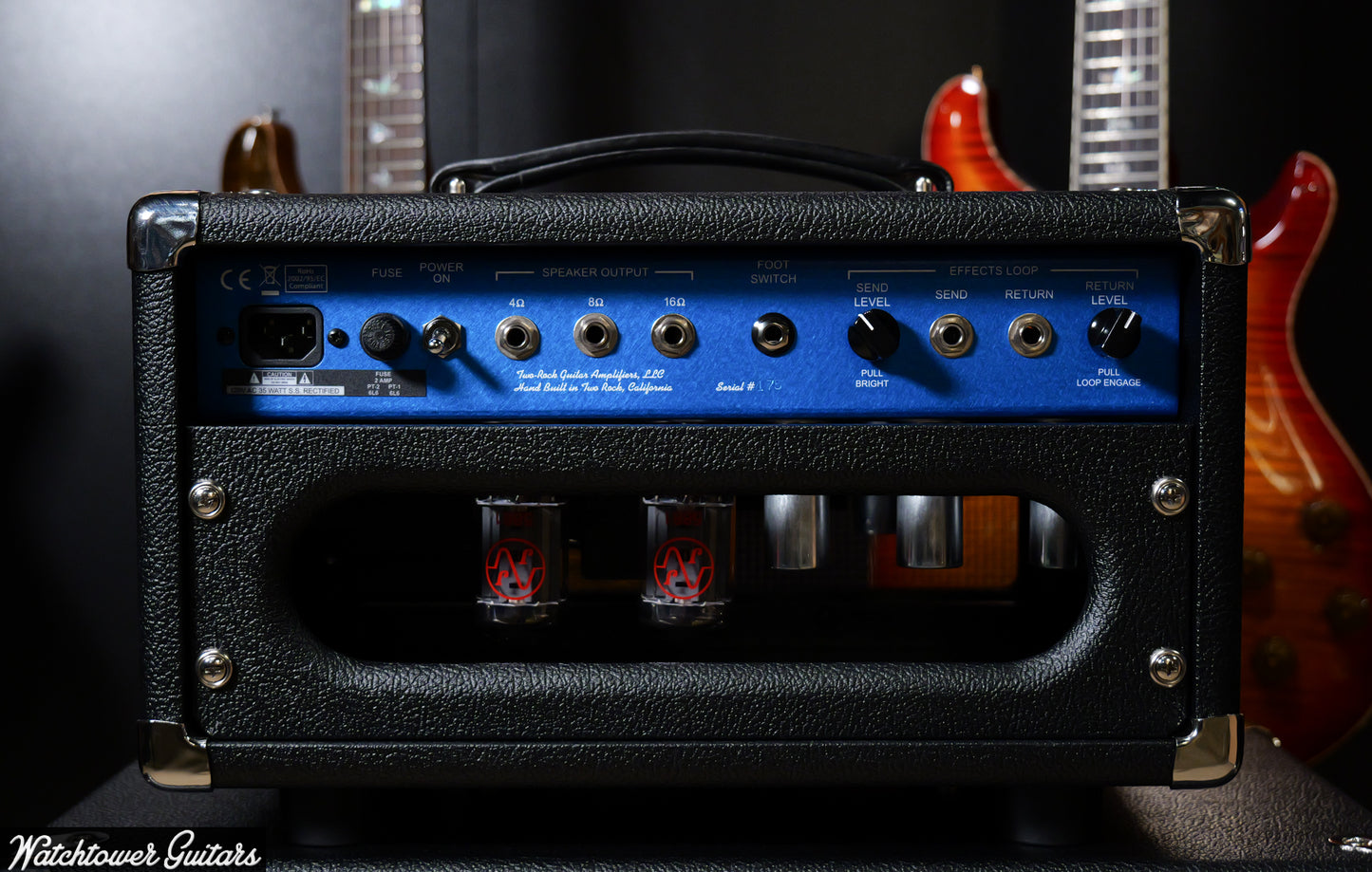Two Rock Studio Overdrive Head & Small 1x12 Cabinet Black Bronco/Modern Silver Grill