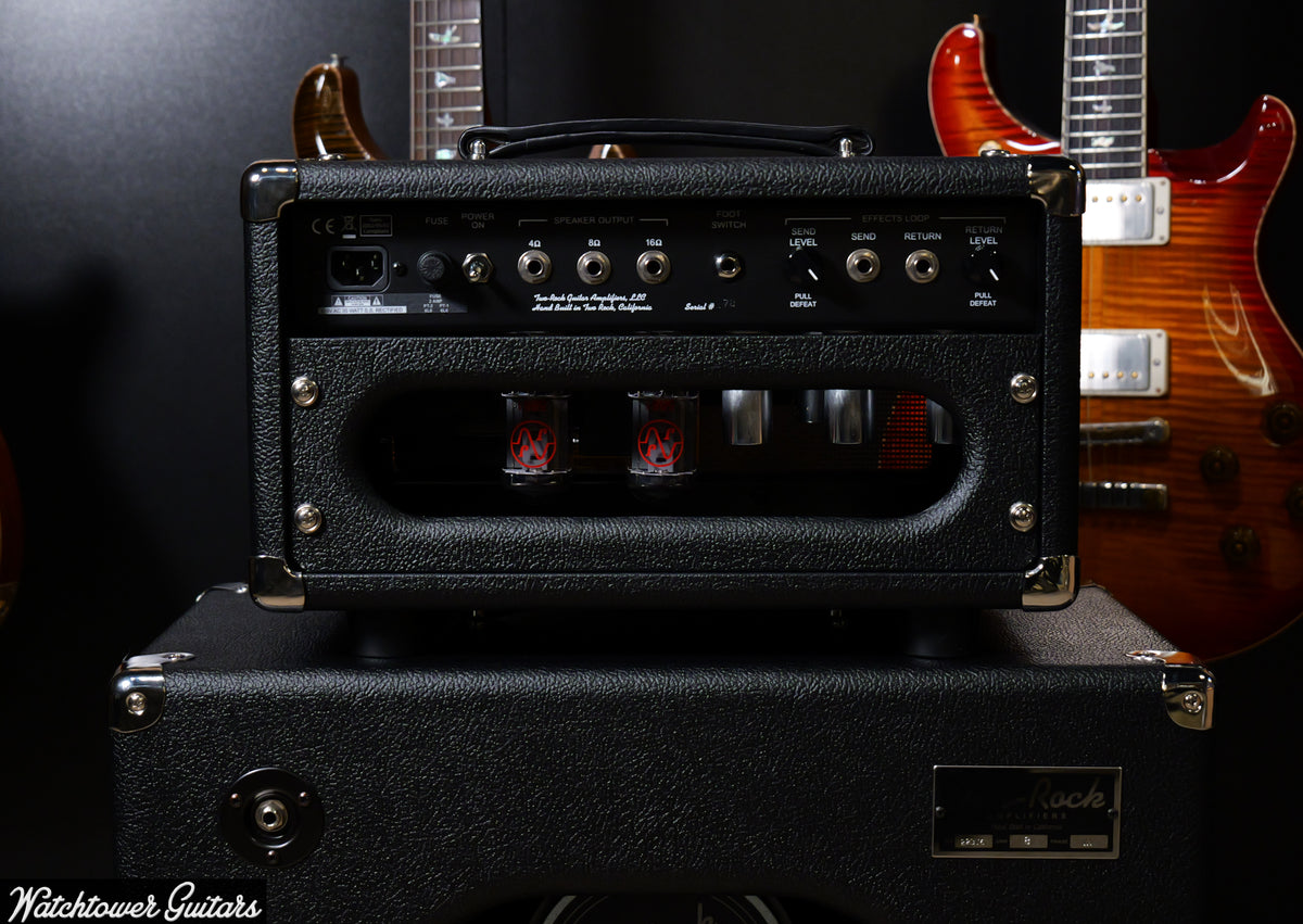 Two Rock Studio Overdrive Head & Small 1x12 Cabinet Black Bronco with Cane Grill