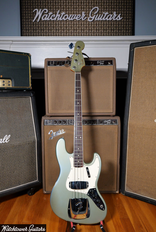 1966 Fender Jazz Bass Ice Blue Metallic & Matching Headstock