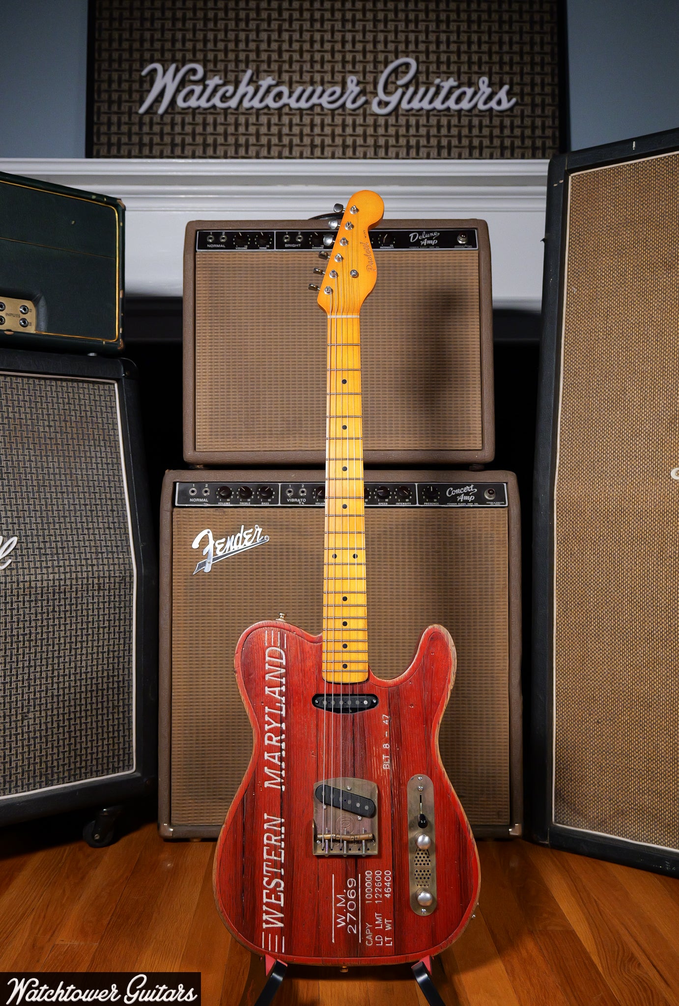 2017 Paoletti Guitars Nancy Loft SS Western Maryland Boxcar