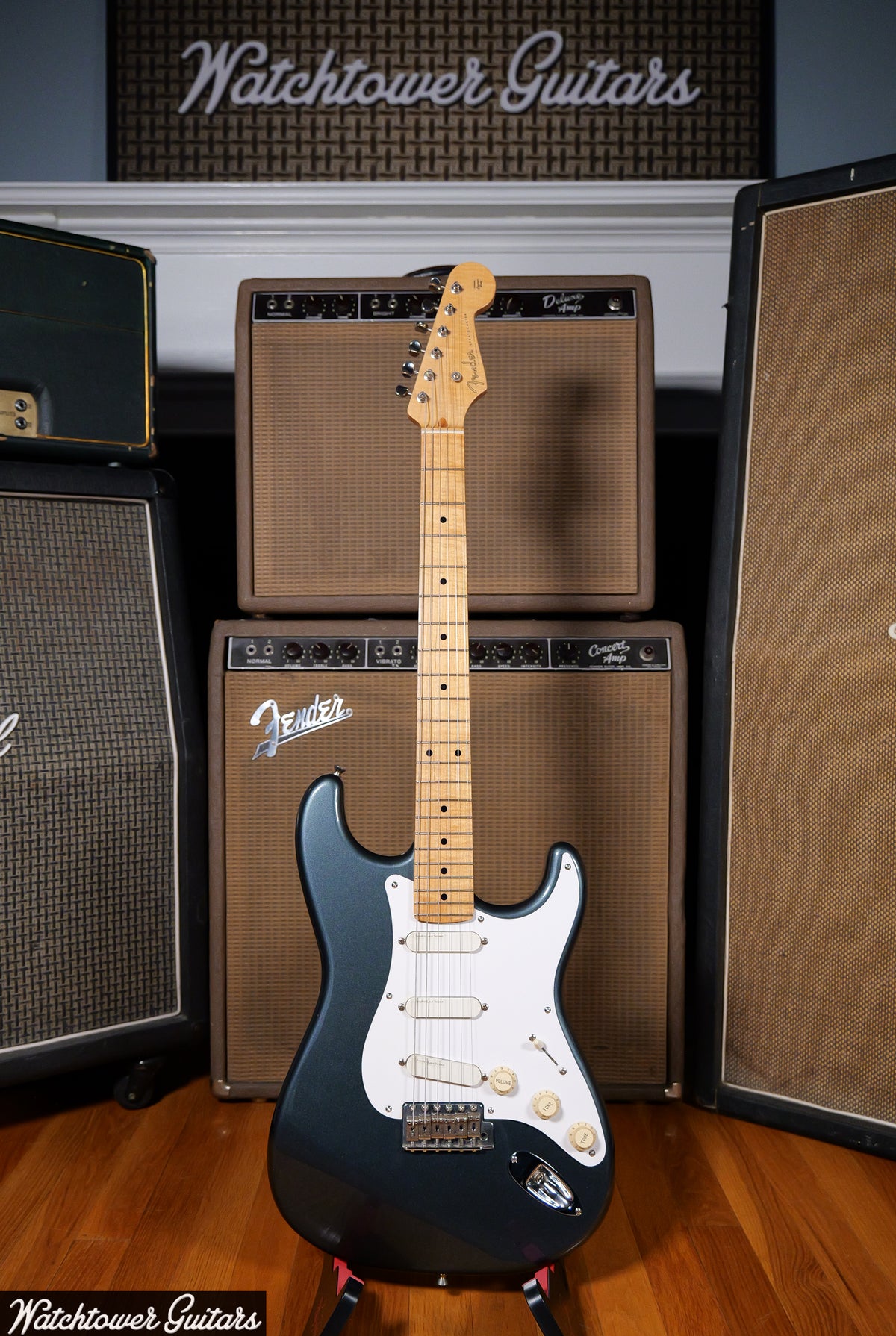 2009 Fender Japan Stratocaster '54 RI CIJ Steel Grey