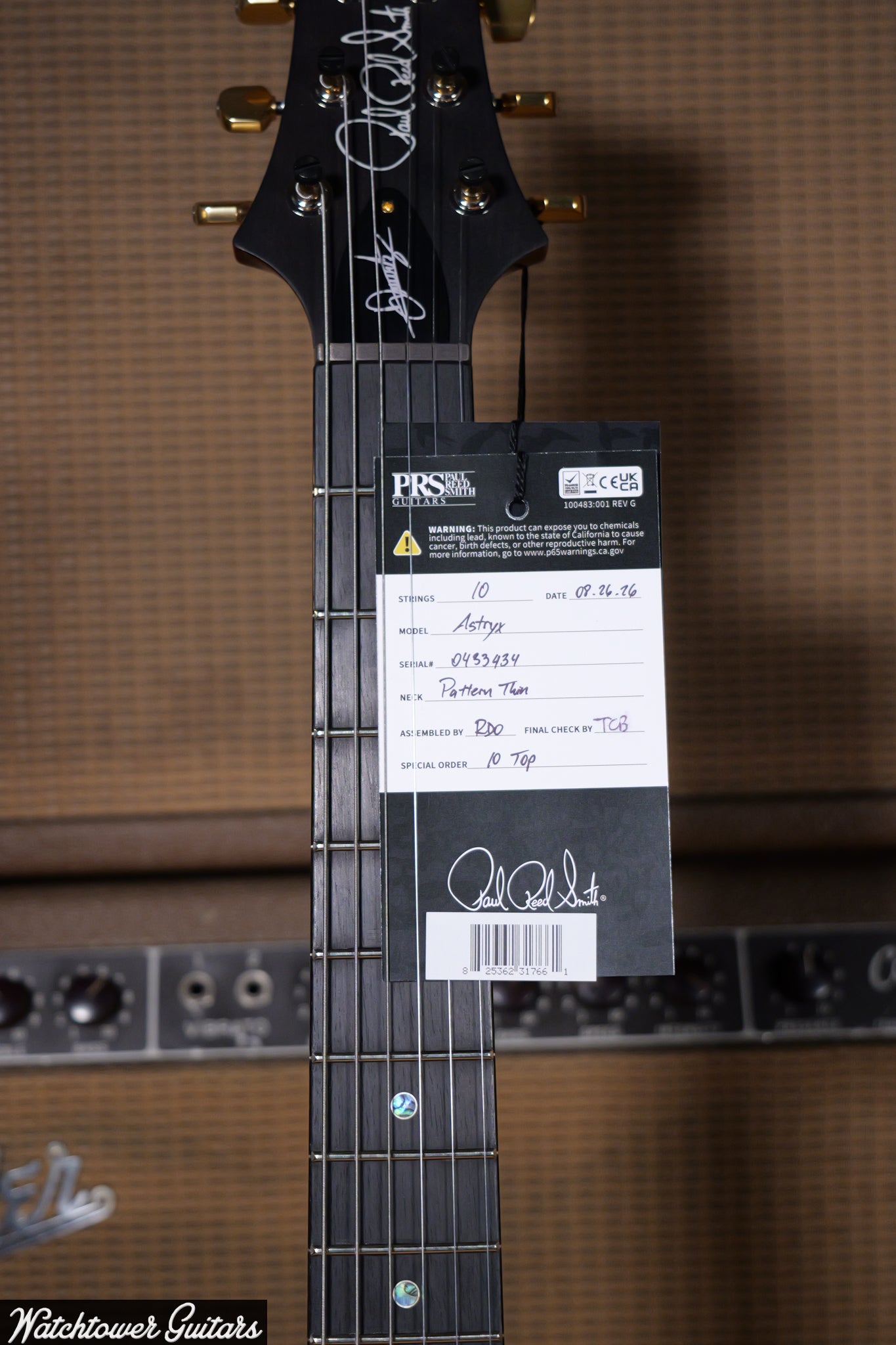 Paul Reed Smith PRS Custom 24 Dany Villarreal Astryx Limited Edition - Ocaso