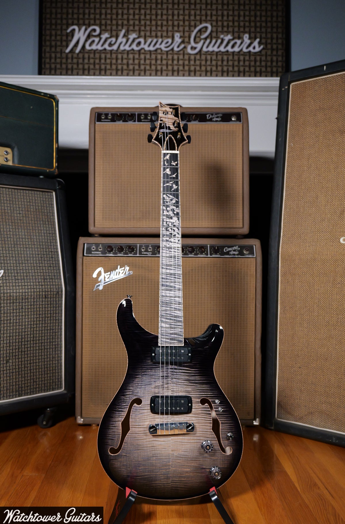 Paul Reed Smith PRS Private Stock 30th Anniversary "Birds of Feather" Hollowbody I Frostbite Glow