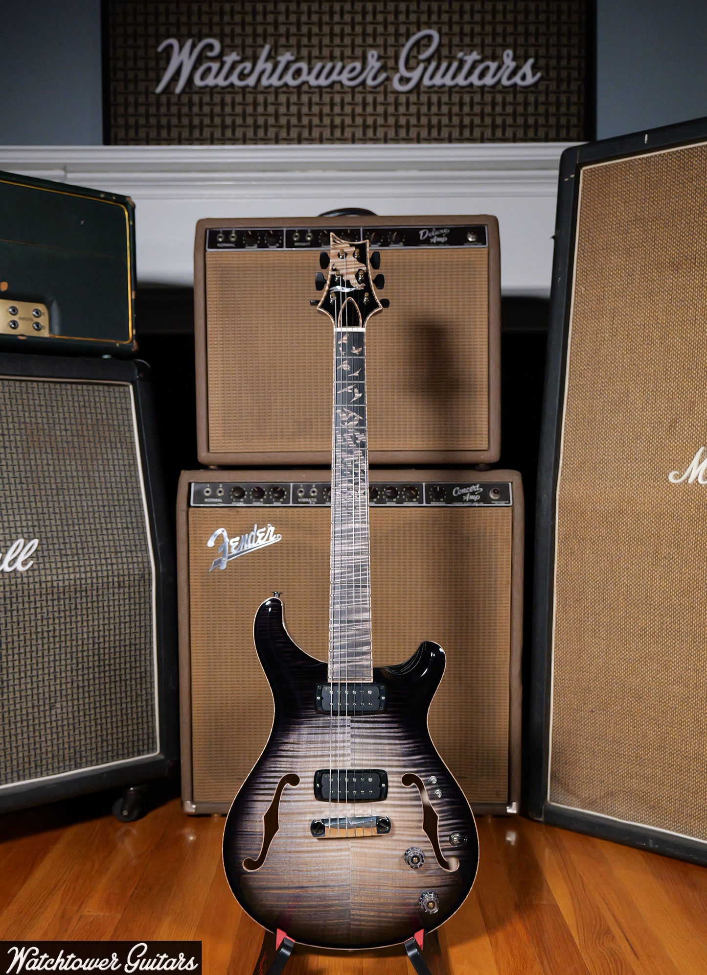 Paul Reed Smith PRS Private Stock 30th Anniversary "Birds of Feather" Hollowbody I Frostbite Glow