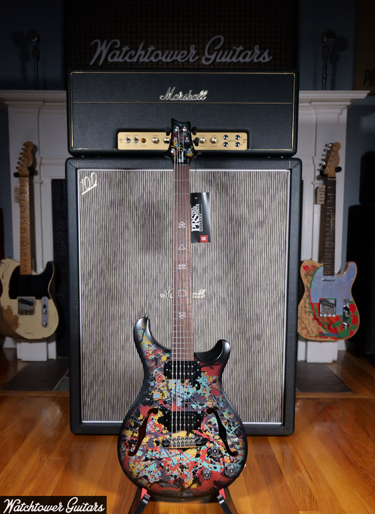 Paul Reed Smith PRS Ed Sheeran SE Hollowbody I Piezo Baritone Cosmic Splash Limited Edition