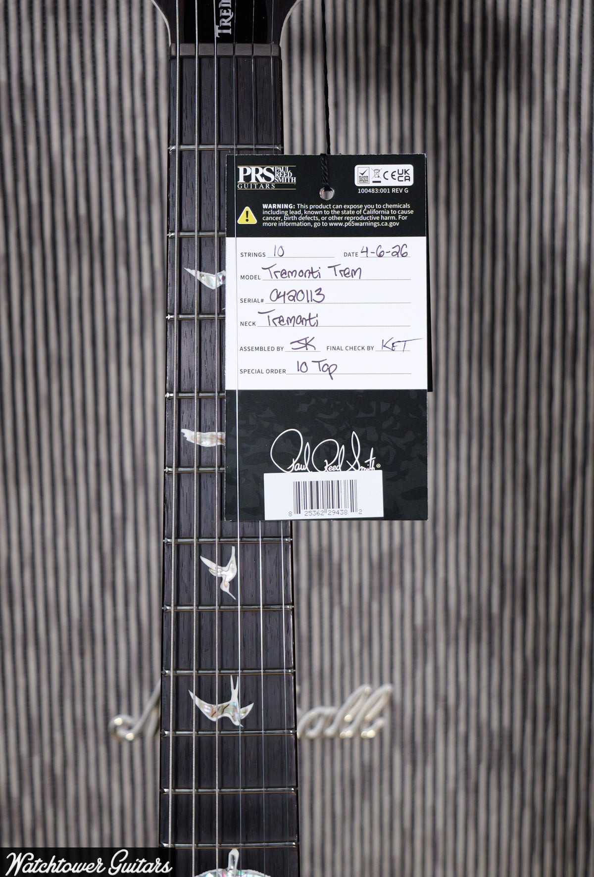 Paul Reed Smith PRS Tremonti Signature Singlecut Tremolo *Sprayer's Choice* River Blue