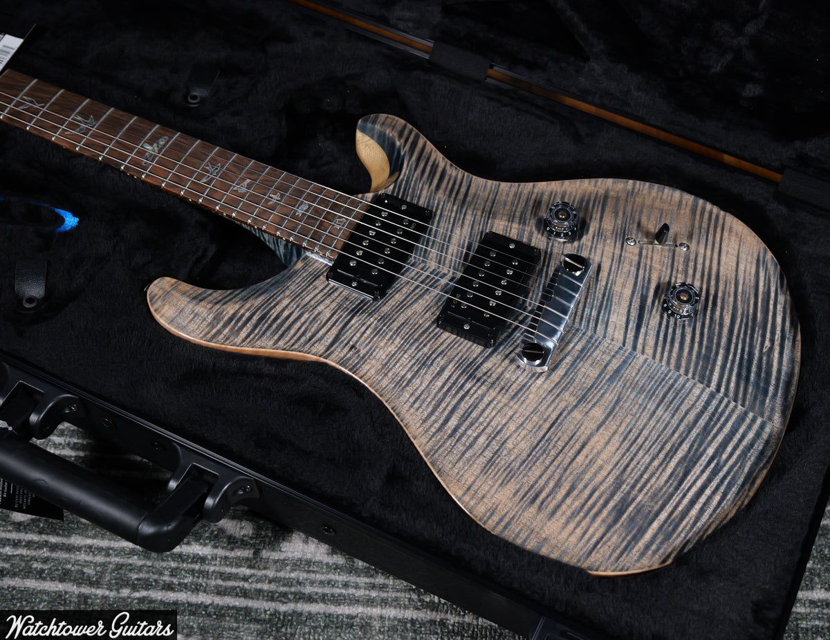 Paul Reed Smith PRS Custom 24 Stoptail Wood Library Faded Whale Blue