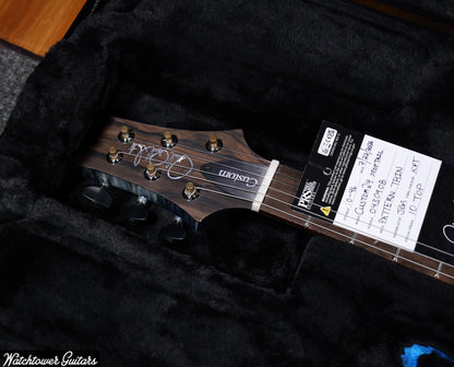 Paul Reed Smith PRS Custom 24 Stoptail Wood Library Faded Whale Blue