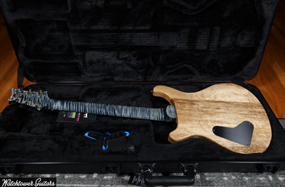 Paul Reed Smith PRS Custom 24 Stoptail Wood Library Faded Whale Blue