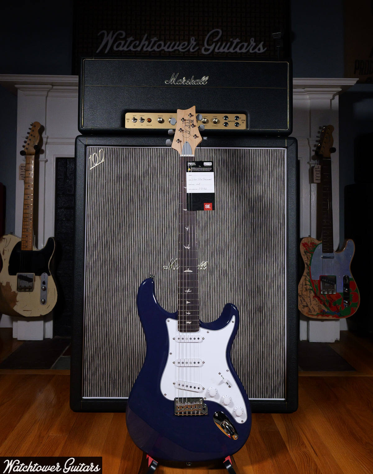 Paul Reed Smith PRS SE Silver Sky Rosewood Trad Blue