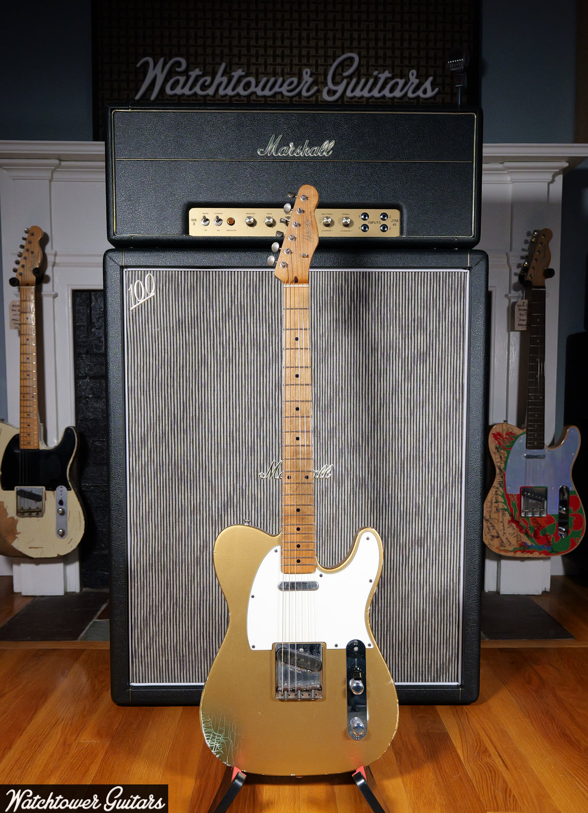 2024 Danocaster Gold Sparkle Single Cut